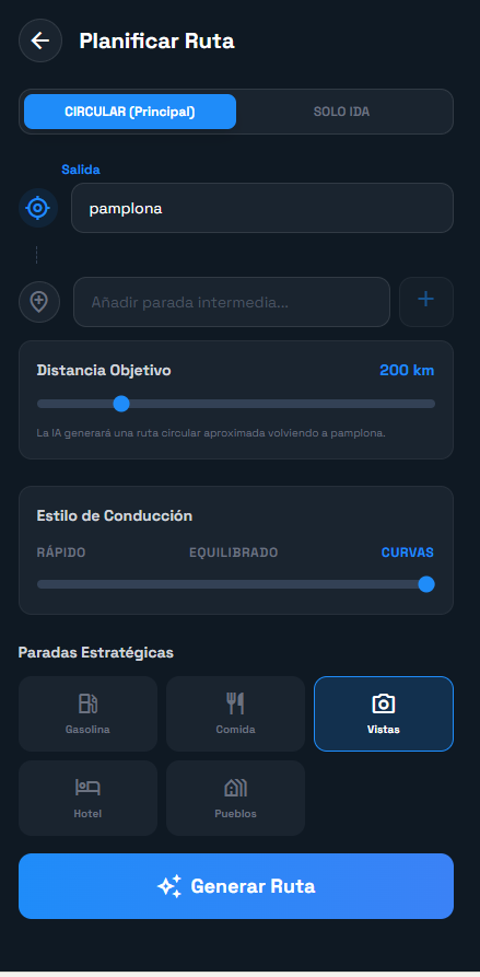 Ruta punto a punto