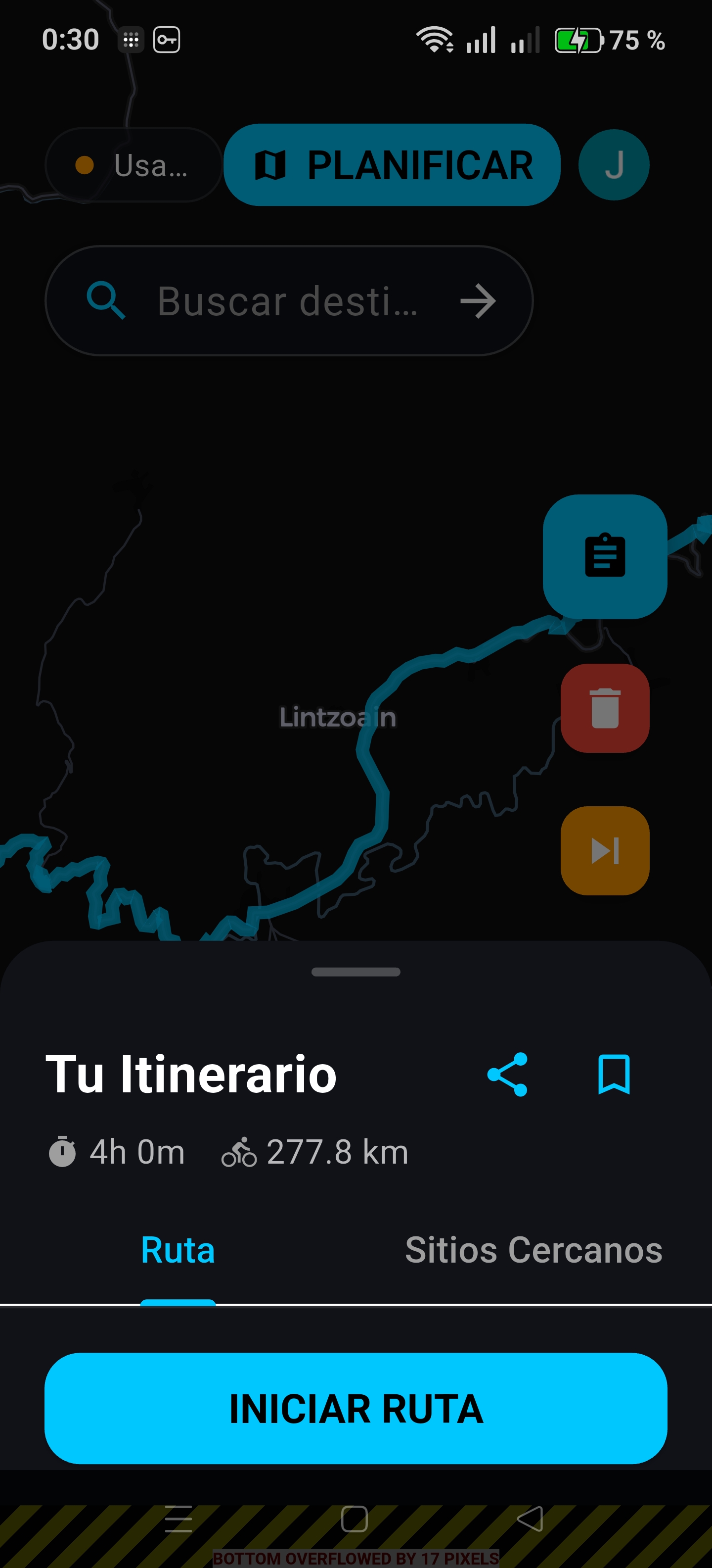 Disfruta la ruta